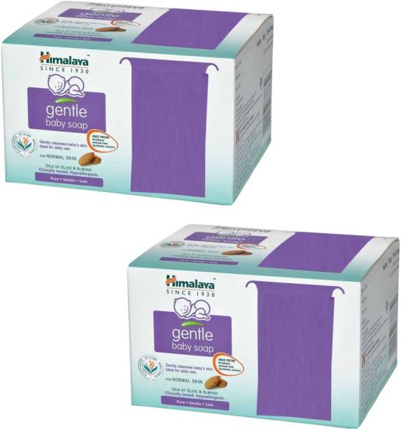 HIMALAYA Gentle Babay Soap Value Pack 75 Gms (Pack of 2 - 6 Soaps)