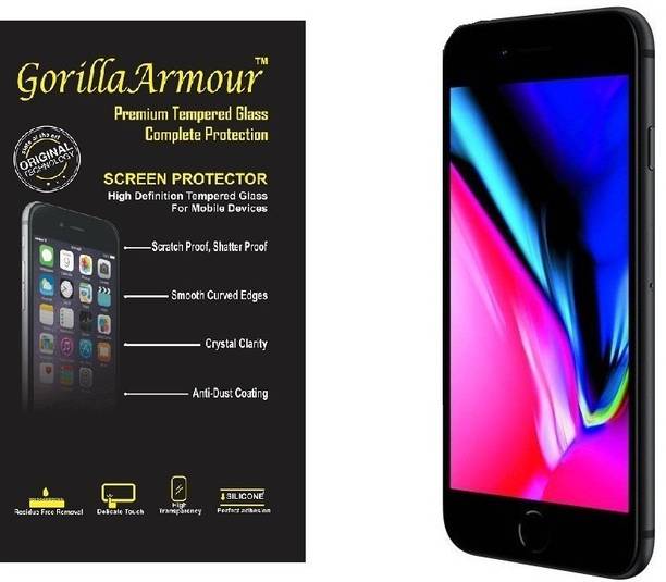 Gorilla Armour Tempered Glass Guard for Apple iPhone 8 Plus