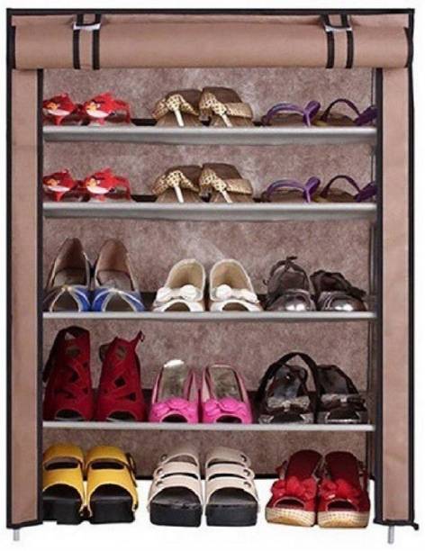 CMerchants Cabinet-4Layer Metal Collapsible Shoe Stand
