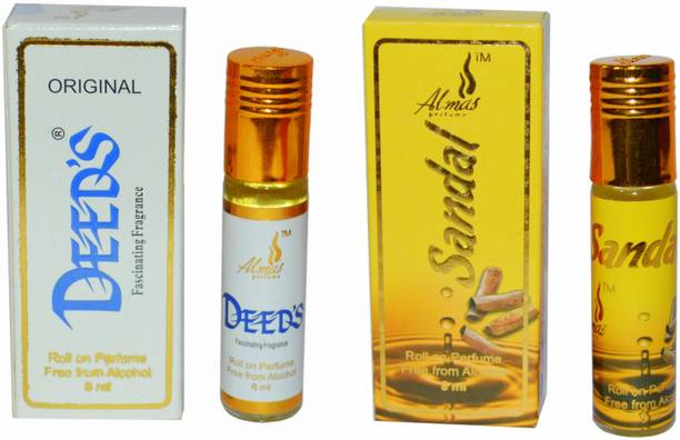 अलमास DEEDS & SANDAL SPECIAL POCKET Perfume  -  16 ml