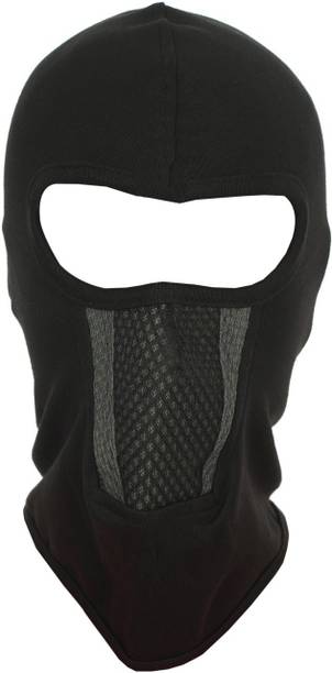 H-Store Black Helmet Skull Cap for Men & Women