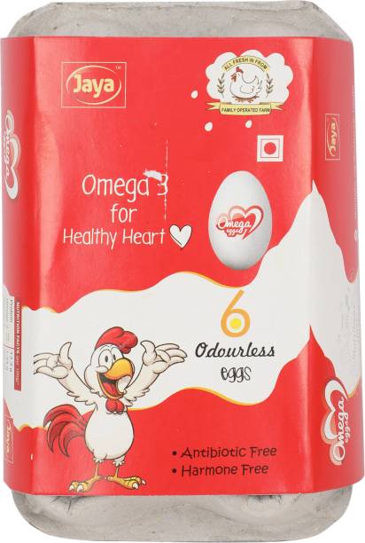 Jaya Omega 3 for Healthy Heart Odourless Hen White Eggs