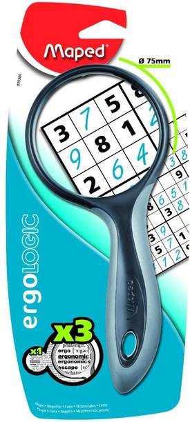 Maped Ergologic 75 mm, x 3 Zoom Magnifier