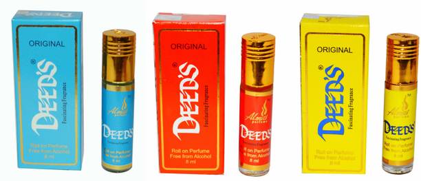 अलमास DEEDS Color Smart Combo 2 ( Pack of 3) Perfume  -  24 ml