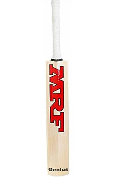 MRF GENIUS VIRAT KOHLI KASHMIRI WILLOW LATHER BAT Kashmir Willow Cricket  Bat For 15+ Yrs