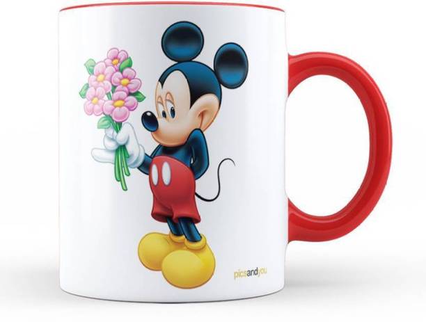 MUGKIN S101 Mickey mouse Disney official cartoons Ceramic Coffee Mug
