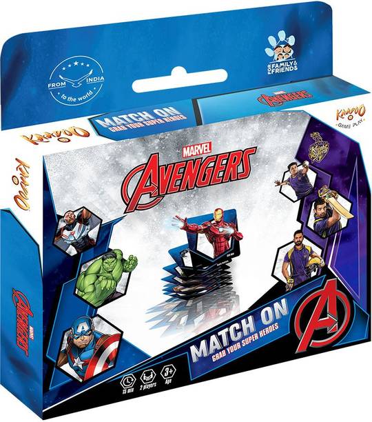 Kaadoo Match On-Grab Your Marvel Avengers-Card game