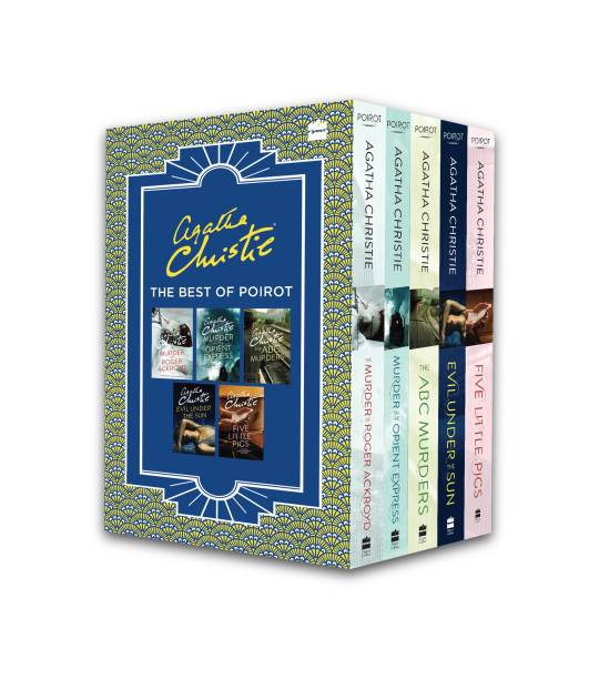The Best of Poirot (Set of 5): The Murder of Roger Ackroyd, Murder on the Orient Express, ABC Murders, Evil Under the Sun and Five Little Pigs