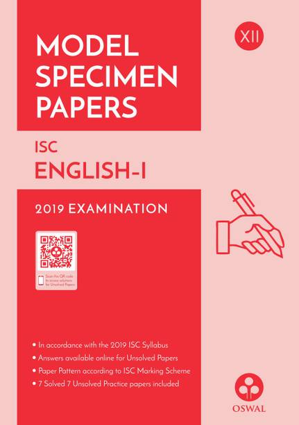 Model Specimen Papers for English 1  - ISC Class 12 for 2019 Examination