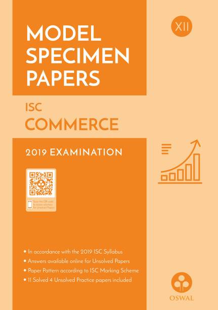 Model Specimen Papers for Commerce  - ISC Class 12 for 2019 Examination