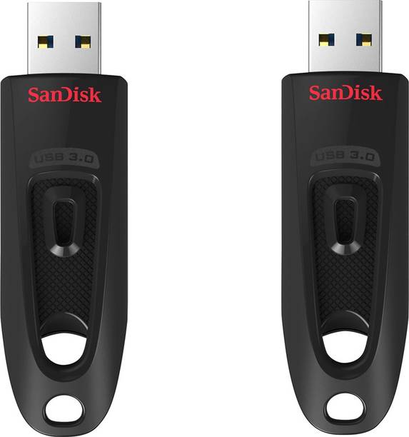 SanDisk Ultra Usb 3.0 Flash Drive (Pack OF 2) 32 GB Pen Drive Compatible with Netbook, Desktop Computer, Television, Laptop USB 3.0 Plastic Case