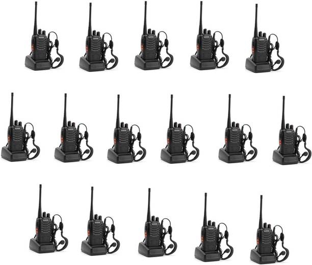 Baofeng walkie talkie and earphones (16 Pcs) BF-888S Walkie Talkie