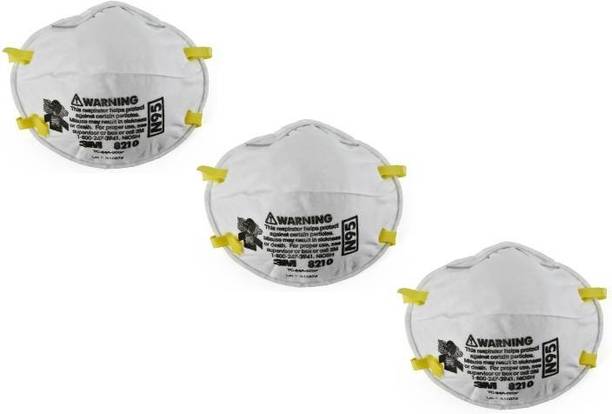 3M Particulate Respirator 8210, N95 Mask, NIOSH Approved (Pack of 3)