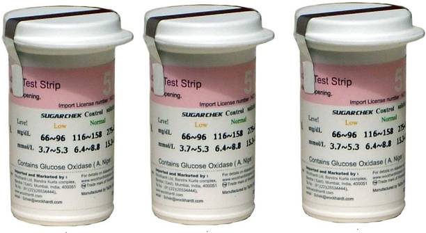 SugarChek Normal Blood Glucose Test Strips (pack of 150 strips) 150 Glucometer Strips