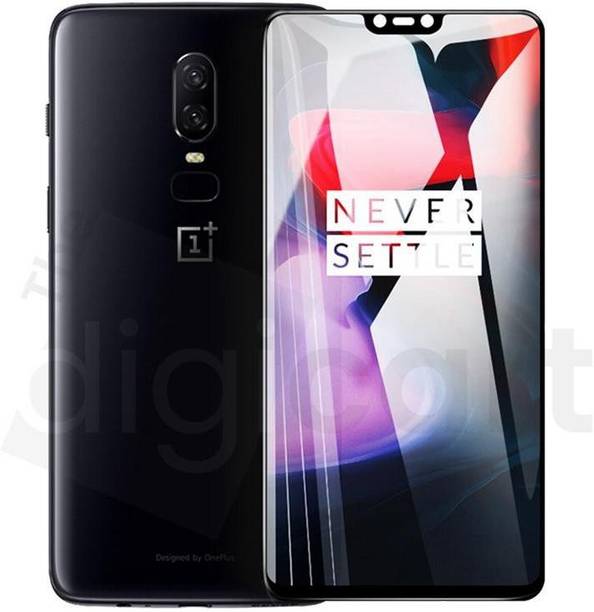 MOBIRUSH Edge To Edge Tempered Glass for OnePlus 6