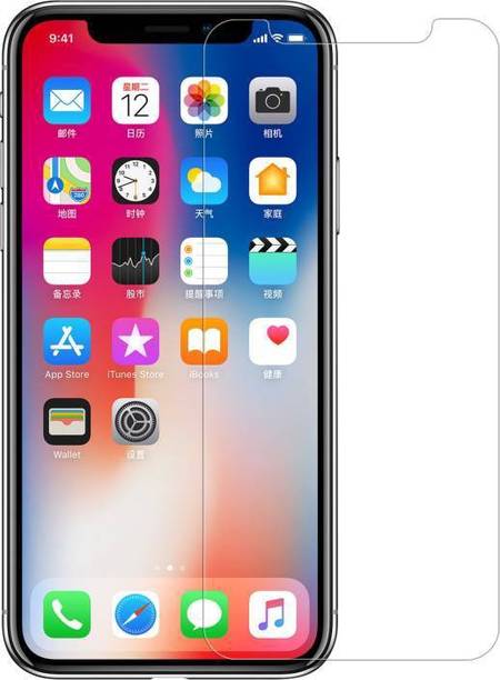 EASYBIZZ Tempered Glass Guard for Apple iPhone X