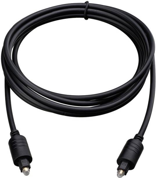 DazzelOn  TV-out Cable 1.5 Meter Toslink Digital Fiber Optical Cable (Black)