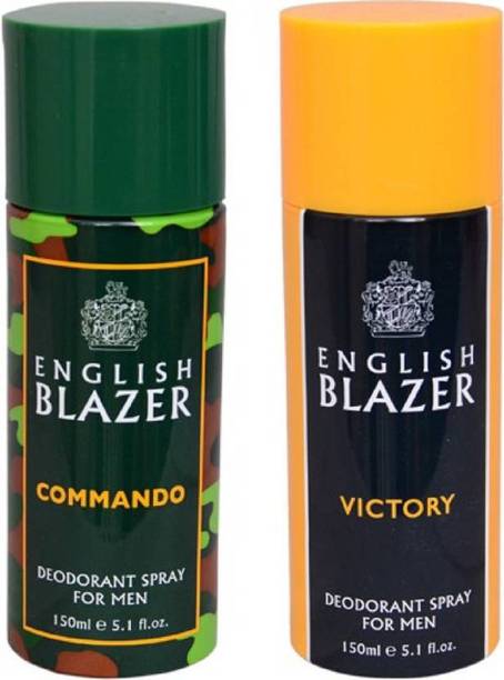 English BLAZER VICTORY & COMMANDO Deodorant Spray - For Men