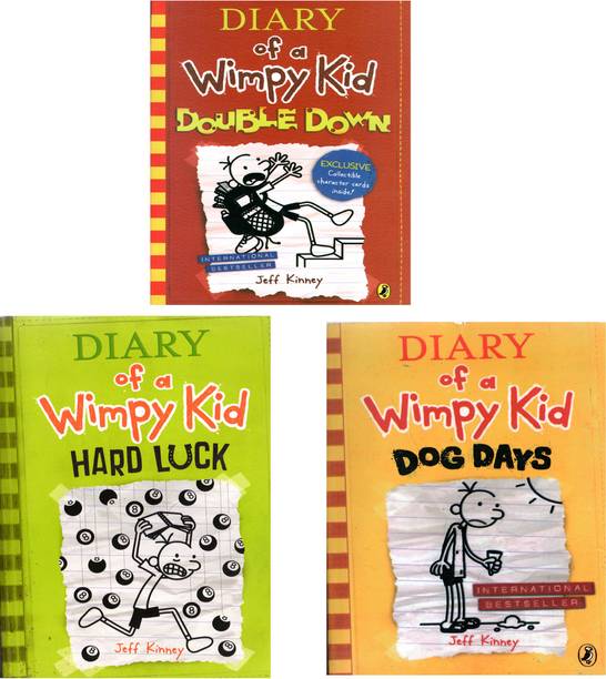 Set Of 3 Books Of Diary Of Wimpy Kids
