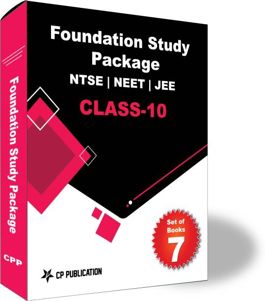 Foundation Study Package Class 10th For NTSE, JEE, NEET (Phy, Che, Maths, Biology, Mental Ability, English, SST) By Career Point Kota