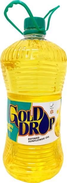 Gold Drop Refined Sunflower Oil Plastic Bottle