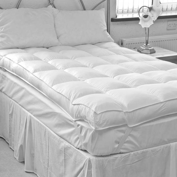 AVI Single Size Elastic Strap Cotton Breathable, Stretchable Mattress Cover