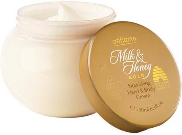 Oriflame Sweden Oriflame Milk &amp; Honey Gold nourishing Hand &amp; Body Cream 250gm