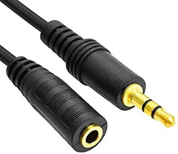 GADGET DEALS 3 meter - AUX Audio 3.5 mm Stereo Jack Male to 3.5 mm stereo Jack Female Headphone Extension 3 m AUX Cable