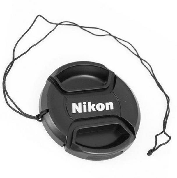 BOOSTY Center Pinch Lens Cap Cover 55mm D5600, D3400 DSLR Camera With 18-55mm f/3.5-5.6G VR AF-P DX And 70-300mm f/4.5-6.3G ED  Lens Cap