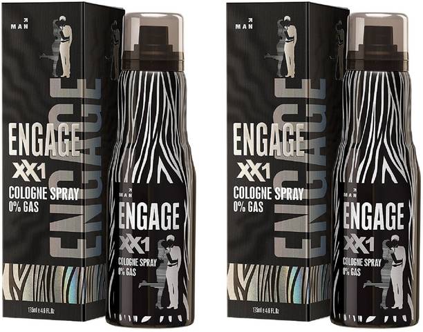 Engage XX1 Cologne Spray for Men 135ML Each (Pack of 2) Eau de Parfum  -  270 ml