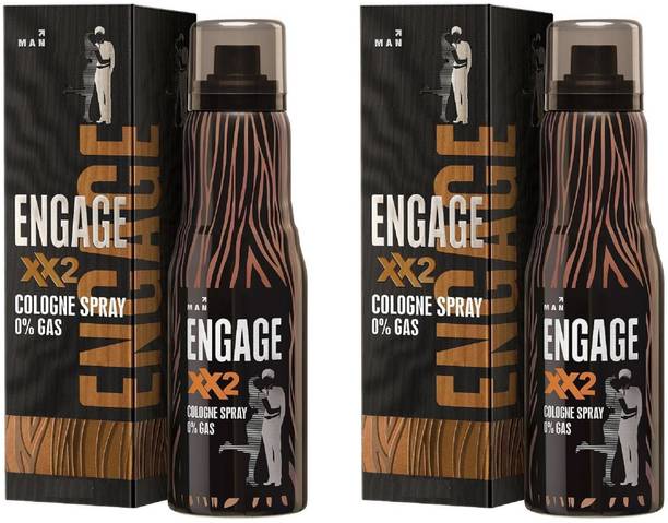 Engage XX2 Cologne Spray for Men 135ML Each (Pack of 2) Eau de Parfum  -  270 ml