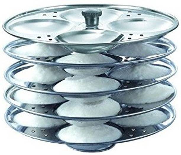 Kitchen Smart IDLI STAND (20 IDLI'S) Induction & Standard Idli Maker (5 Plates , 20 Idlis )