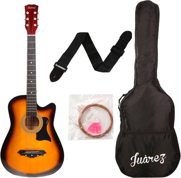 Juarez JRZ38C/3TS Acoustic Guitar Linden Wood Ebony Right Hand Orientation