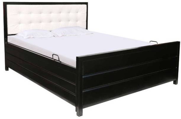 Royal Interiors Metal Single Hydraulic Bed, 190.5 cm x 129.54 cm (6.25 ft x 4.25 ft)