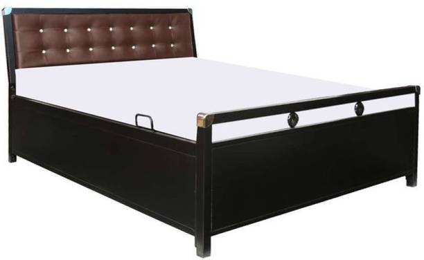 Royal Interiors Metal Single Hydraulic Bed, 190.5 cm x 129.54 cm (6.25 ft x 4.25 ft)