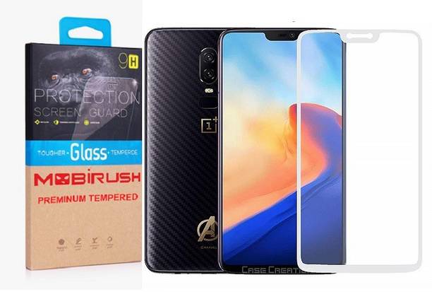 MOBIRUSH Edge To Edge Tempered Glass for OnePlus 6