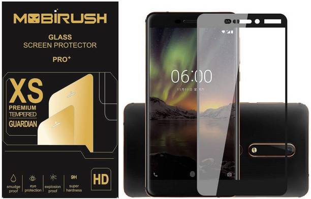 MOBIRUSH Edge To Edge Tempered Glass for Nokia 6