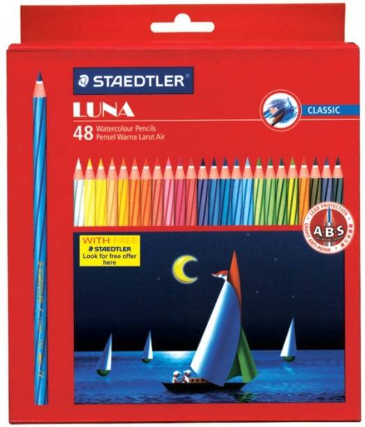 STAEDTLER 137C48 WATER COLOR ROUND Shaped Color Pencils
