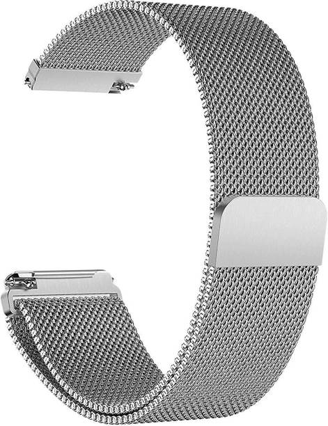 HOUSE OF QUIRK Stainless Steel Milanese Metal Replacement Accessories Bracelet Strap with Magnet Lock Smart Band Strap