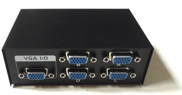 PAC  TV-out Cable 4 port vga switch 4 cpu connect to 1 monitor