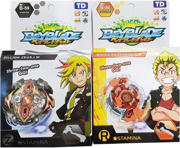 BEYBLADE Series Zillion Zeus and Rising Ragnaruk Combo