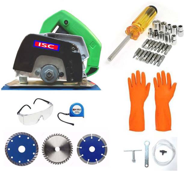 ISC Premium Quality Multipurpose Cutting Machine For Wood/ Marble/ Tile/ Granite/ Metal Cutting With Combo Handheld Tile Cutter