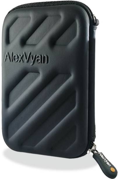 AlexVyan Pouch for Toshiba Canvio Basic 500GB 1TB 2TB Wired External Hard Disk Drive Drive Case Cover Bag Sleeve