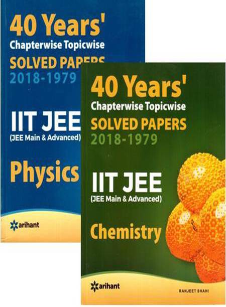 40-YEARS ( Physics + Chemistry) Combo Pack- Jee Mains & Advanced Paper