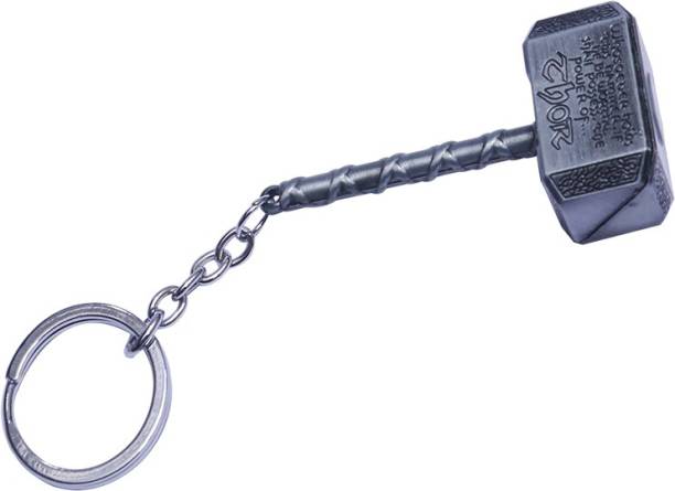 Golden Fox Thor hammer Marvel Avenger Super Hero Key chain Key Chain