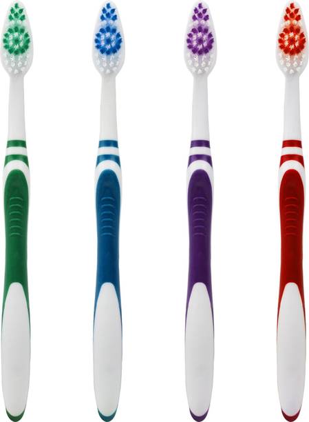 aquawhite Super Clean Bristles. Health & Personal Care Medium Toothbrush