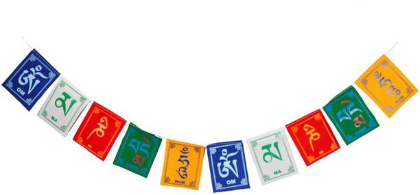 SEGGO Tibetan Buddhist Prayer Flag For Hero Splendor + Rectangle Outdoor Flag