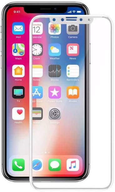 GADGETSMORE Edge To Edge Tempered Glass for Apple iPhone X