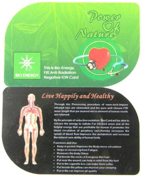 Luck Stone HEALTH CARD Anti Radiation Bio Energy Nano Health Card (Green) Anti-Radiation Card