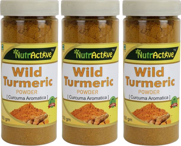 NutrActive Wild Turmeric/ Jangli Haldi - Kasthuri Turmeric (Manjal) from Kerala - (CIRCUMA AROMATICA POWDER)
